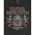 Black - Side - Social Distortion Unisex Adult Jukebox Skelly T-Shirt