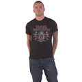 Black - Front - Social Distortion Unisex Adult Jukebox Skelly T-Shirt