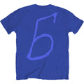 Blue - Back - Billie Eilish Unisex Adult Billie 5 Back Print Cotton T-Shirt