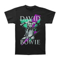 Black - Front - David Bowie Unisex Adult Thunder T-Shirt
