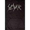 Black - Side - Slayer Unisex Adult Scratch Logo Pullover Hoodie