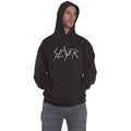 Black - Lifestyle - Slayer Unisex Adult Scratch Logo Pullover Hoodie