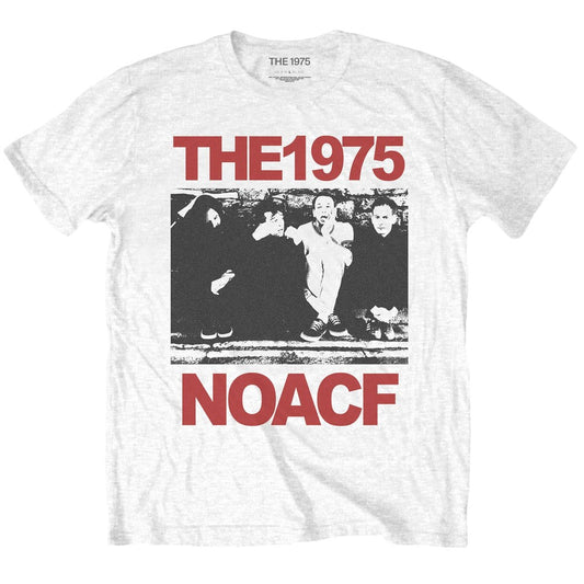 White - Front - The 1975 Unisex Adult NOACF Group Shot Cotton T-Shirt