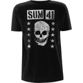 Black - Front - Sum 41 Unisex Adult Grinning Skull Cotton T-Shirt