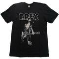 Black - Front - T-Rex Unisex Adult Glam Cotton T-Shirt