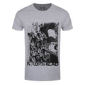 Grey - Front - Radiohead Unisex Adult Scribble Cotton T-Shirt