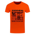 Orange - Front - Radiohead Unisex Adult Gawps T-Shirt