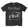 Charcoal Grey - Front - Pink Floyd Childrens-Kids DSOTH Band & Pulse Cotton T-Shirt