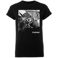 Black - Front - Tupac Shakur Unisex Adult Broken Up Cotton T-Shirt