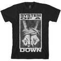 Black - Front - System Of A Down Unisex Adult Ensnared Cotton T-Shirt