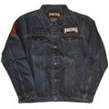 Denim Blue - Front - Pantera Unisex Adult Vulgar Display Of Power Back Print Washed Denim Jacket