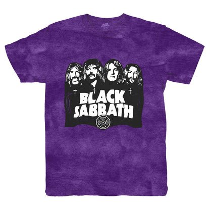 Purple - Front - Black Sabbath Unisex Adult Band Logo T-Shirt