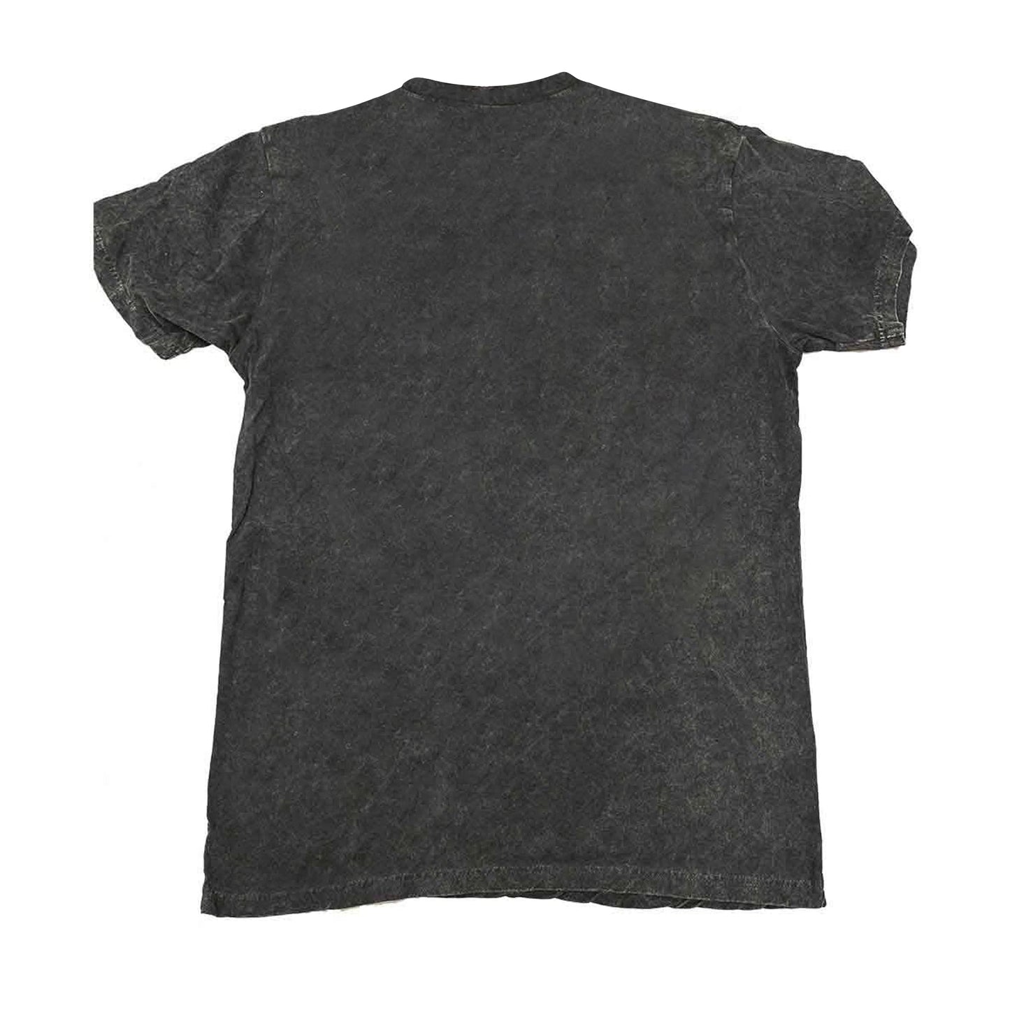 Black - Back - The Rolling Stones Unisex Adult Leopard Tongue Acid Wash T-Shirt