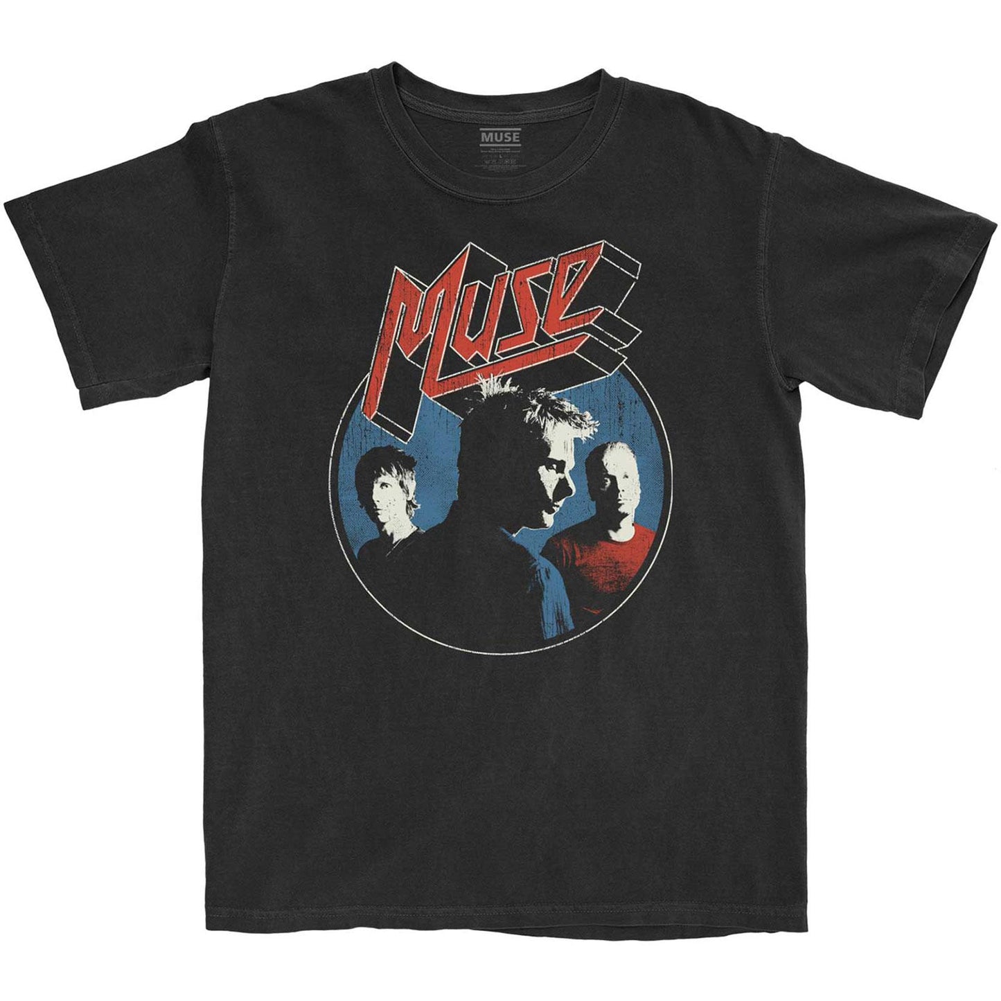 Black - Front - Muse Unisex Adult Get Down Bodysuit Cotton T-Shirt