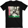 Black - Front - The Clash Unisex Adult London Calling T-Shirt