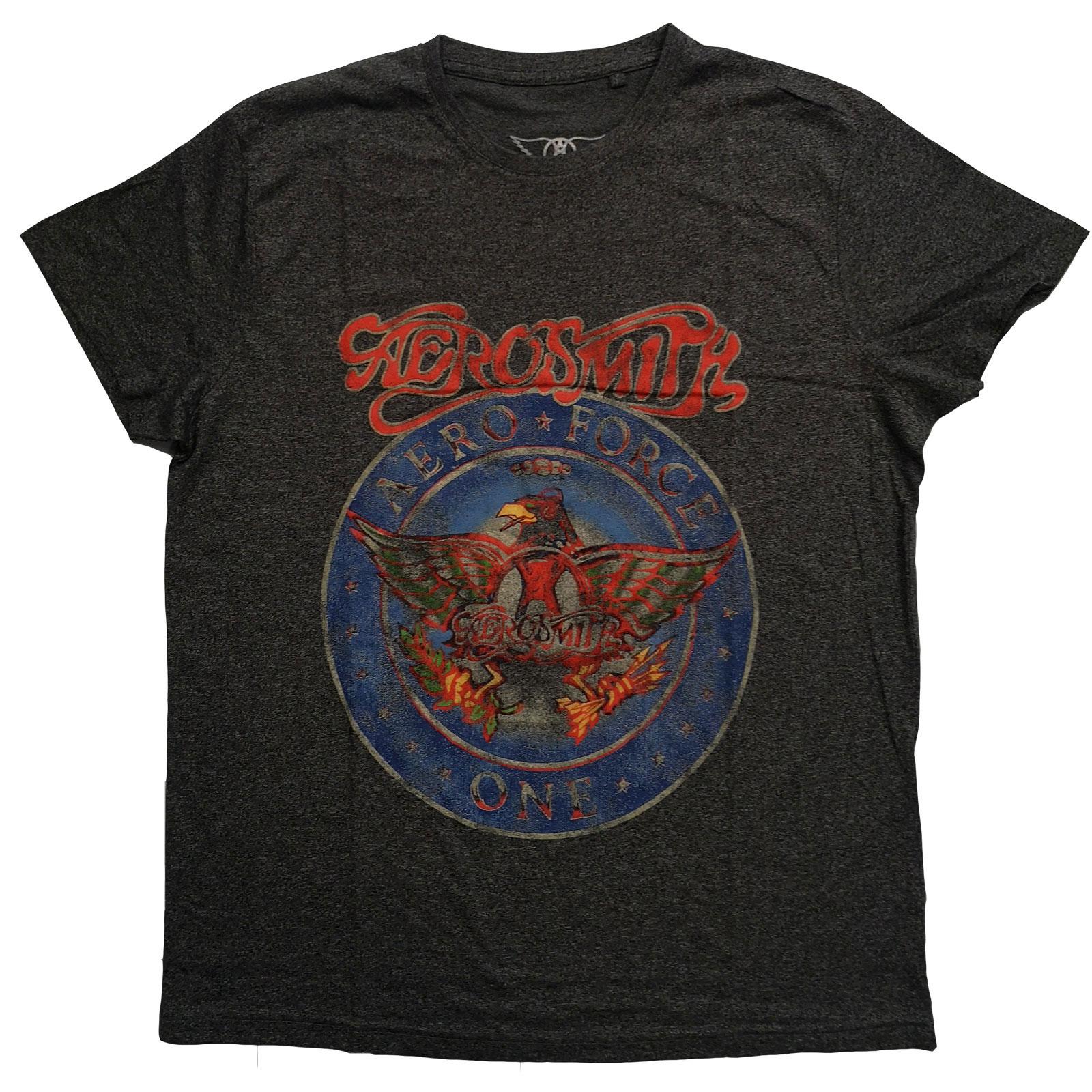 Brindle - Front - Aerosmith Unisex Adult Aero Force T-Shirt