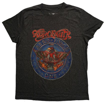 Brindle - Front - Aerosmith Unisex Adult Aero Force T-Shirt