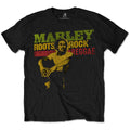 Black - Front - Bob Marley Childrens-Kids Roots Rock Reggae T-Shirt