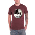 Brown - Front - Bob Marley Unisex Adult Smokin Circle Cotton T-Shirt