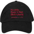 Black - Front - The Rolling Stones Unisex Adult It´s Only Rock N Roll Baseball Cap
