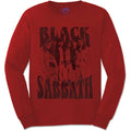 Red - Front - Black Sabbath Unisex Adult Band Long-Sleeved T-Shirt