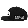 Black - Back - Public Enemy Unisex Adult Target Snapback Cap