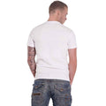 White - Back - David Bowie Unisex Adult 75th Logo Cotton T-Shirt