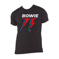 Black - Front - David Bowie Unisex Adult 75th Logo Cotton T-Shirt