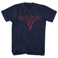 Navy Blue - Front - Van Halen Unisex Adult Logo Plus T-Shirt