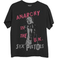 Black - Front - Sex Pistols Unisex Adult Anarchy In The UK T-Shirt
