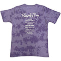 Purple - Back - Prince Unisex Adult Purple Rain Back Print T-Shirt