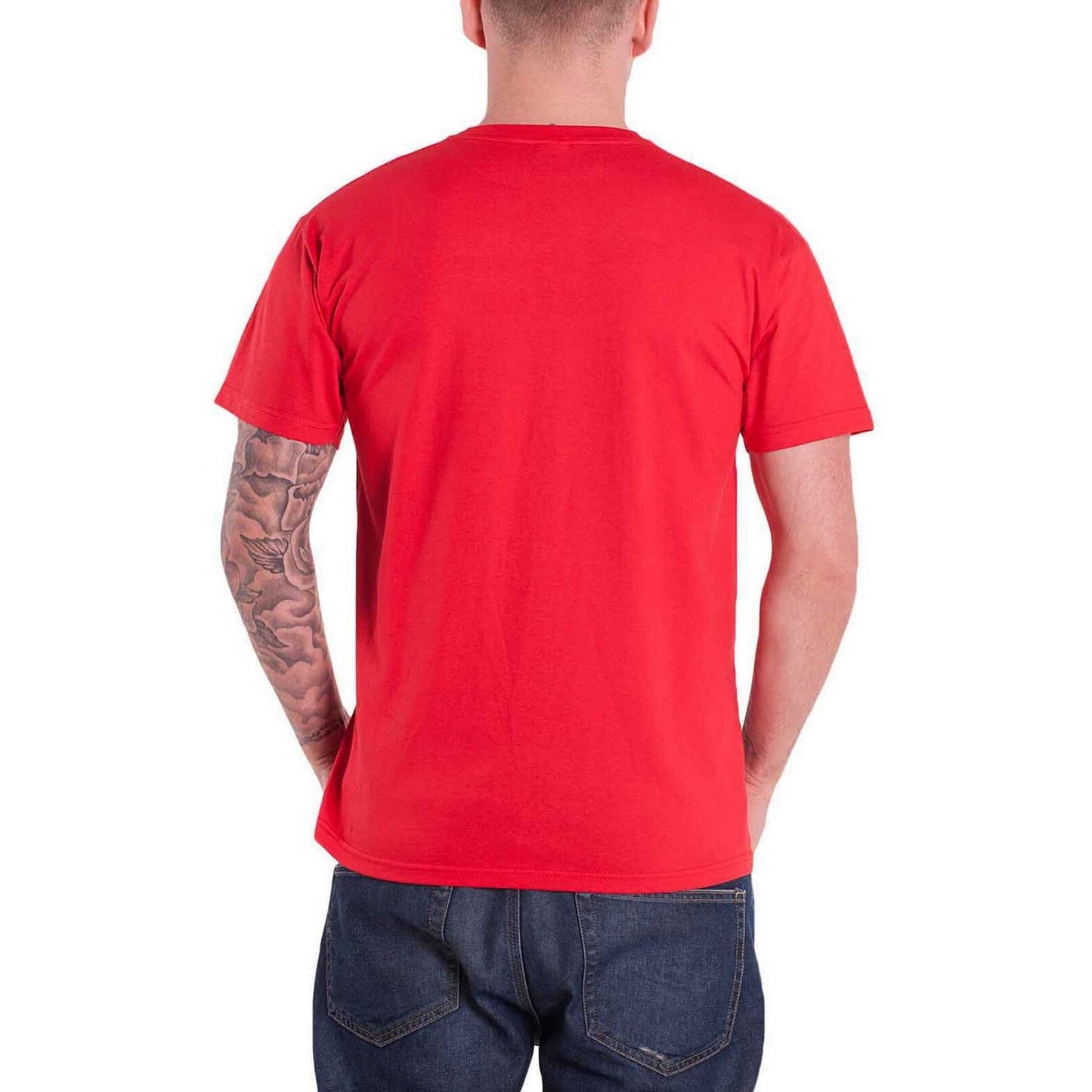 Red - Back - Yungblud Unisex Adult R U Ok? T-Shirt