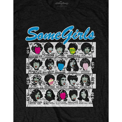 Black - Side - The Rolling Stones Unisex Adult Some Girls Album T-Shirt