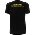 Black - Back - Bring Me The Horizon Unisex Adult Spray Hex T-Shirt