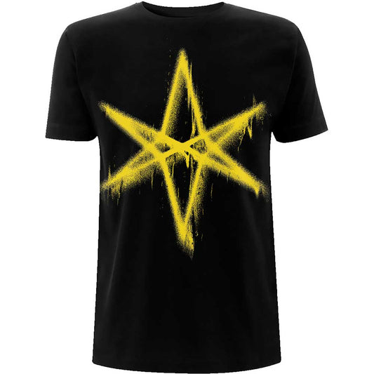 Black - Front - Bring Me The Horizon Unisex Adult Spray Hex T-Shirt