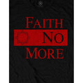 Black - Side - Faith No More Unisex Adult Star Logo T-Shirt