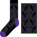 Black-Purple - Front - Black Sabbath Unisex Adult Demon Ankle Socks