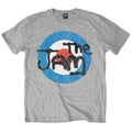 Grey - Front - The Jam Unisex Adult Vintage Cotton Logo T-Shirt