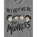 Grey - Side - The Monkees Unisex Adult Hey Hey! T-Shirt