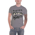 Grey - Front - The Monkees Unisex Adult Hey Hey! T-Shirt