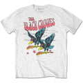 White - Front - The Black Crowes Unisex Adult Flying Crowes T-Shirt