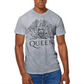 White - Front - Queen Unisex Adult Crest T-Shirt