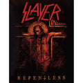 Black - Side - Slayer Unisex Adult Crucifix Cotton T-Shirt