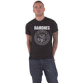 Black - Front - Ramones Unisex Adult Presidential Seal T-Shirt
