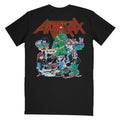 Black - Back - Anthrax Unisex Adult Vintage Christmas T-Shirt