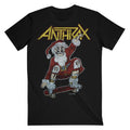 Black - Front - Anthrax Unisex Adult Vintage Christmas T-Shirt