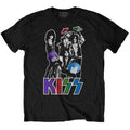 Black - Front - Kiss Unisex Adult Umbrella Cotton T-Shirt