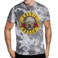 White - Back - Guns N Roses Unisex Adult Dip Dye Logo T-Shirt