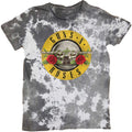 White - Front - Guns N Roses Unisex Adult Dip Dye Logo T-Shirt