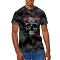Grey - Back - Guns N Roses Unisex Adult Flower Skull T-Shirt